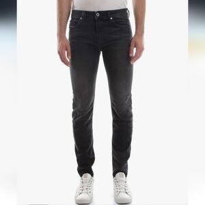 Diesel Mens Thommer Slim Jeans Black